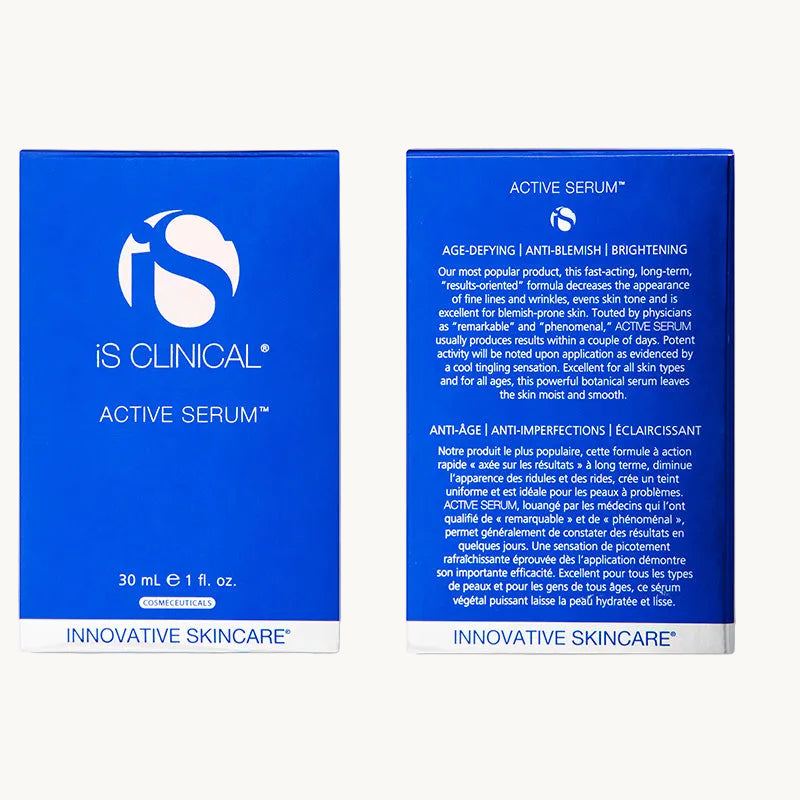 Is clinical active serum is available at Allana Davis studio in Toronto