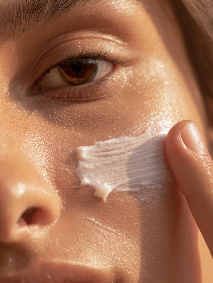 Woman cooling heat-stressed skin during Toronto heat wave -Allana Davis Studio Yorkville.